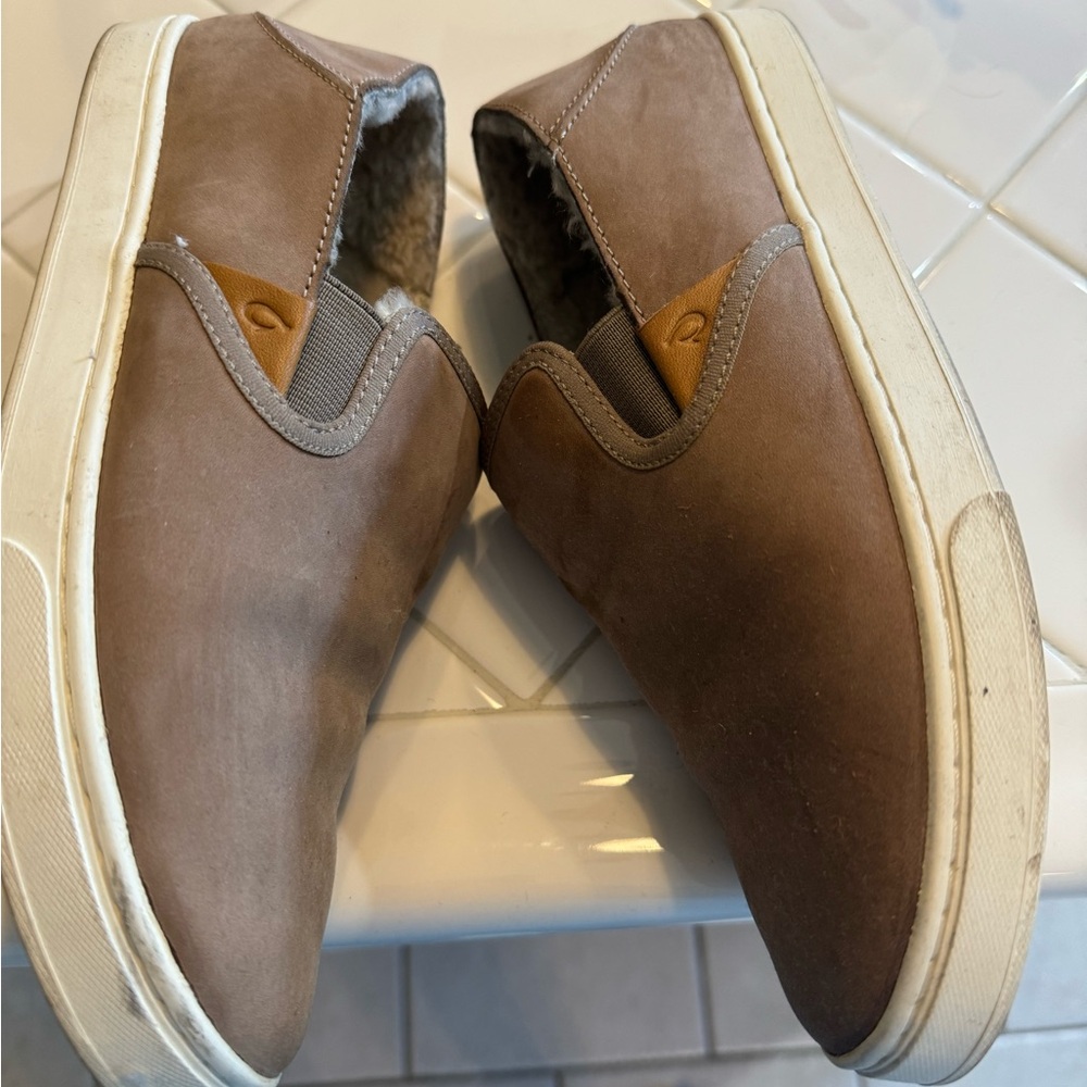 Olukai Pehuea Heu Women's Slip-On Sneakers Size 38